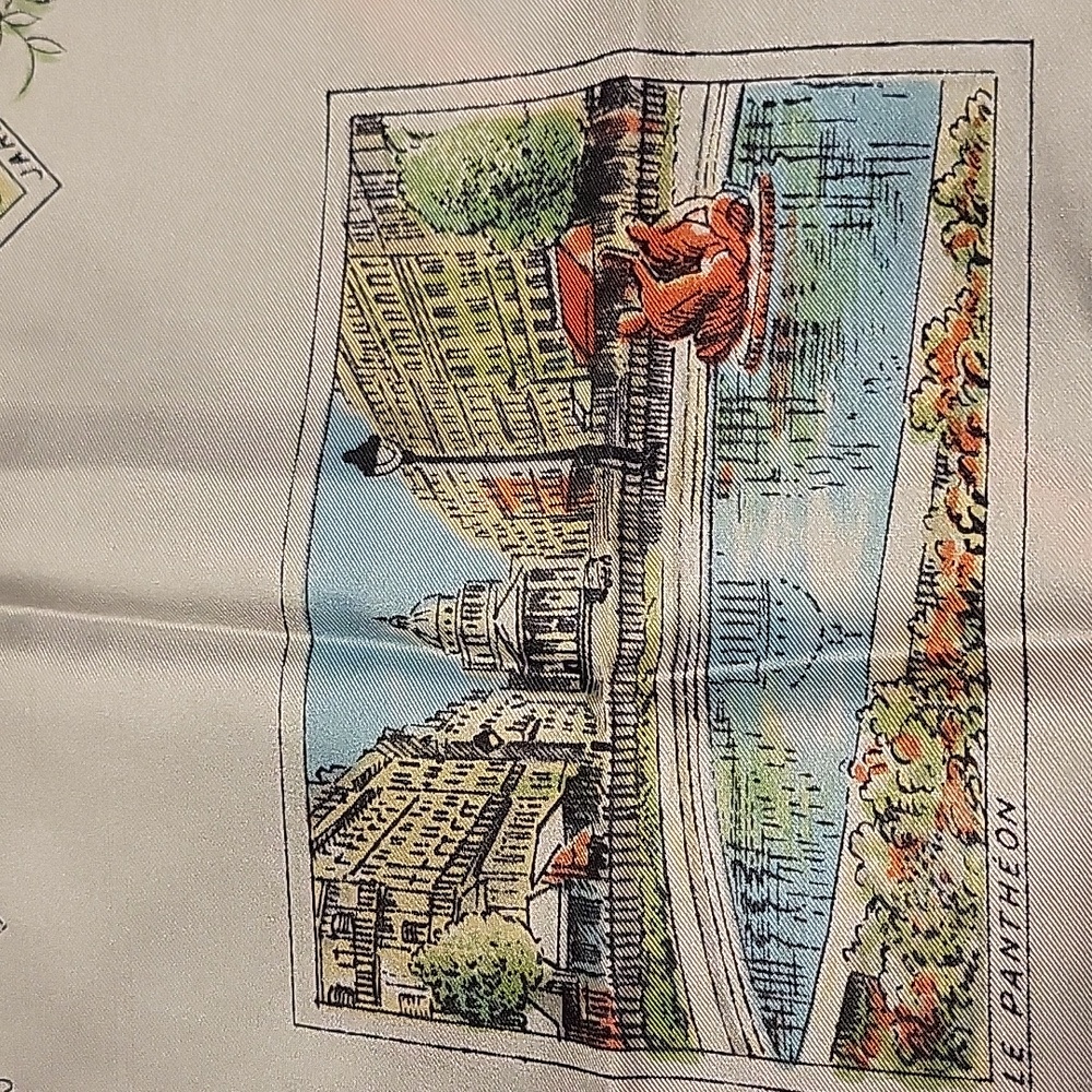 Source Unknown Map Print Scarf - Blue, Green, Red - Picture 13 of 16
